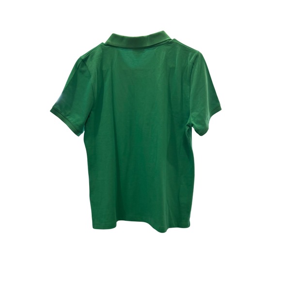 J. Crew Women's Medium Green‎ Cotton Blend Polo Shirt Short Sleeve Casual - Picture 2 of 6